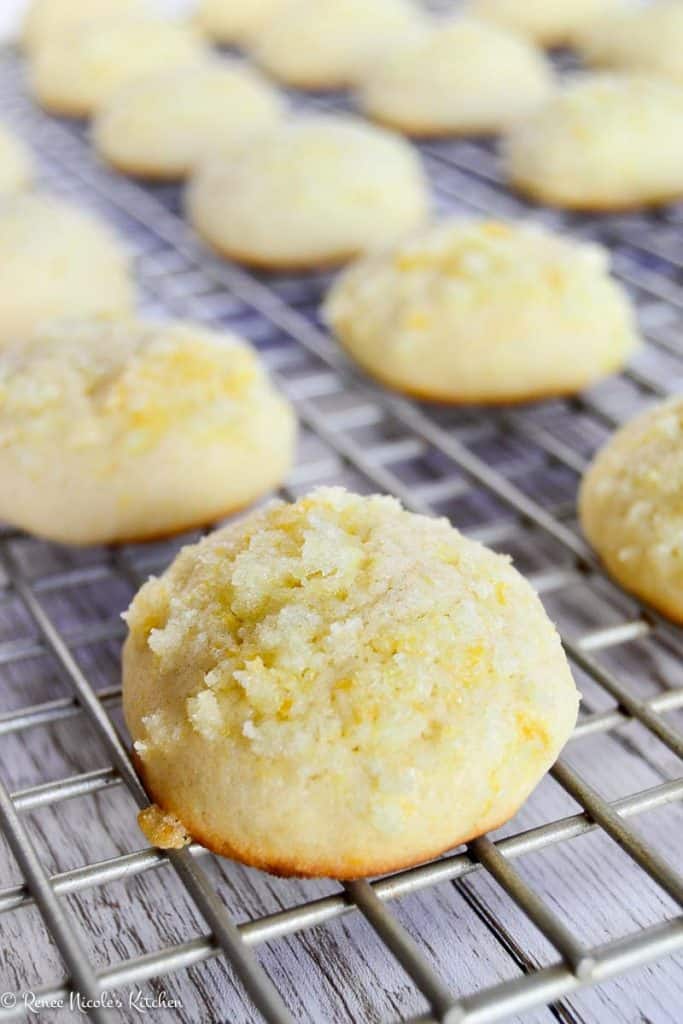 Lemon sugar cookies are lushly lemon and slightly sweet. Soft in the center with a crunchy lemon sugar top, they are best enjoyed with ice cold milk.