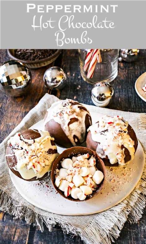 Peppermint Hot Chocolate Bombs - RECIPE - Renee Nicole's Kitchen