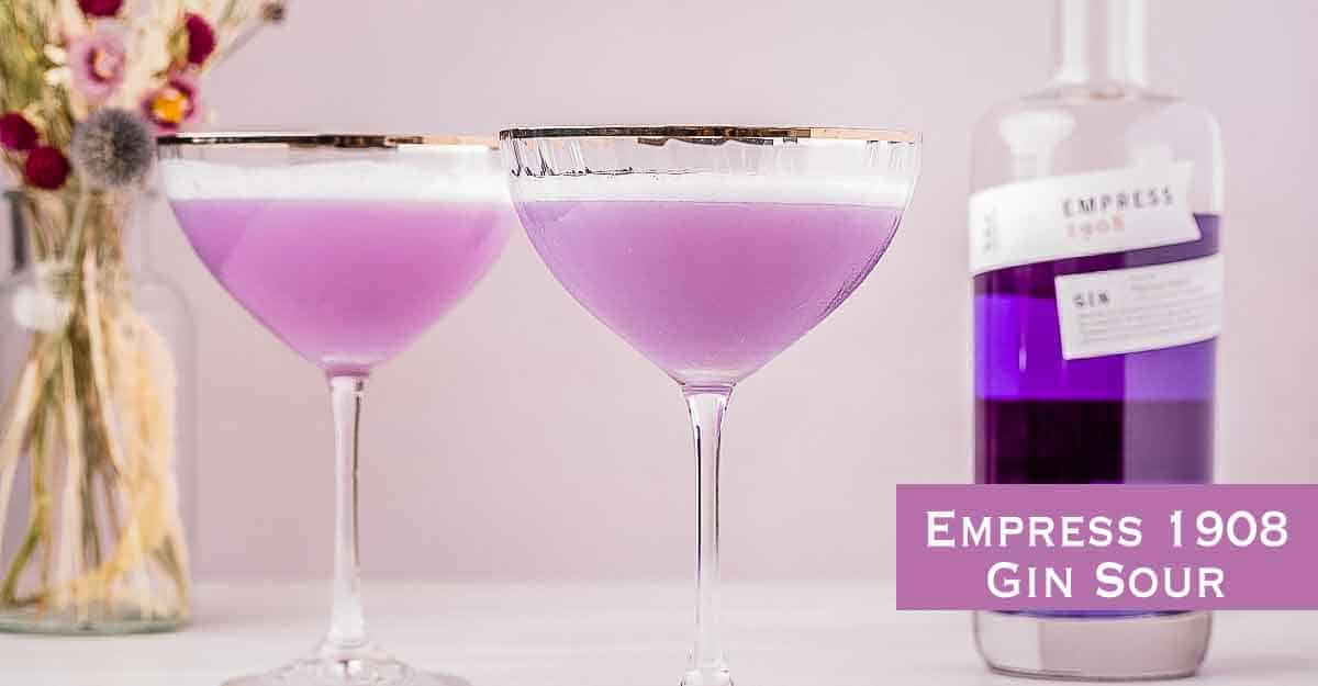 Empress Gin Sour Cocktail