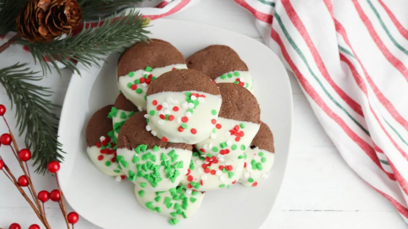 Chocolate Christmas cookies